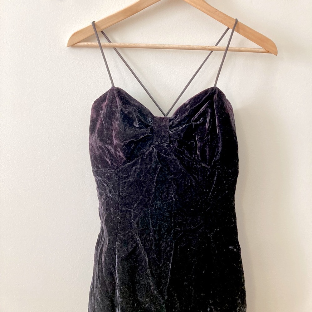 Jessica McClintock Gunne Sax Velvet formal gown